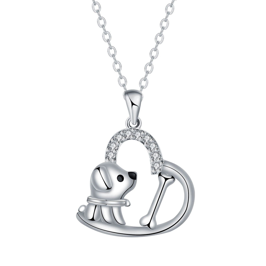 Collar de Perro con Colgante en Forma de Corazón