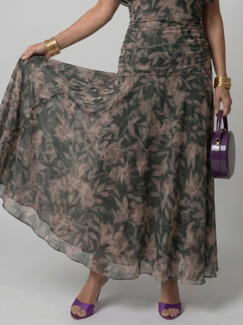 Calen | Vestido Midi Sin Hombros