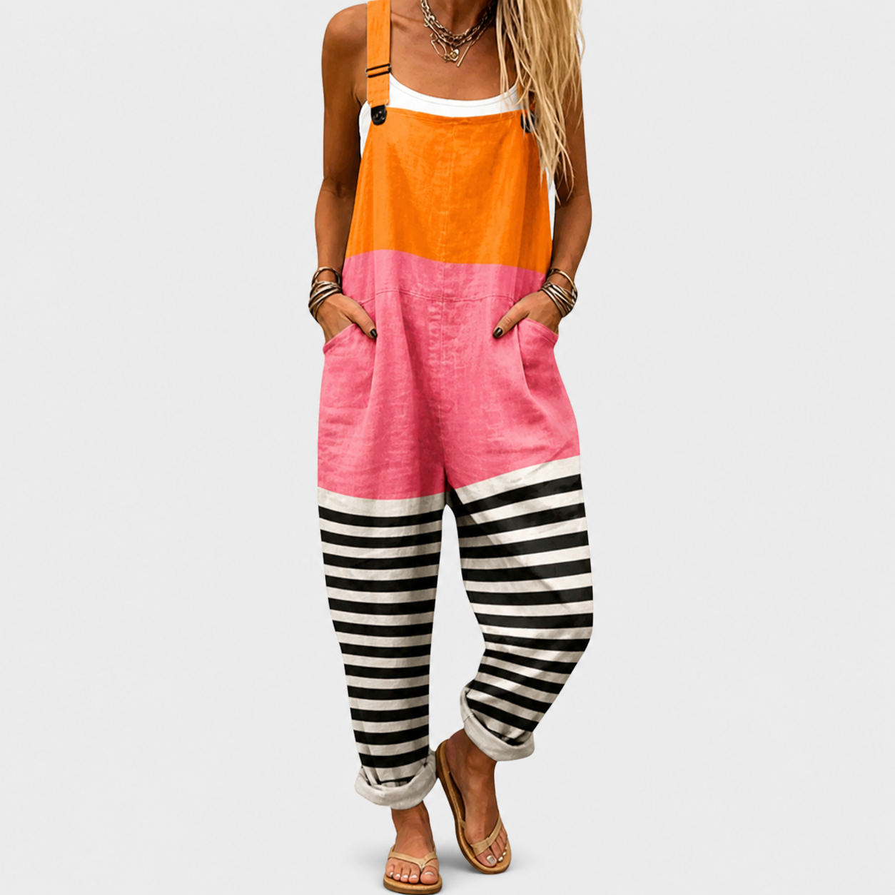 Salopette estampada cómoda