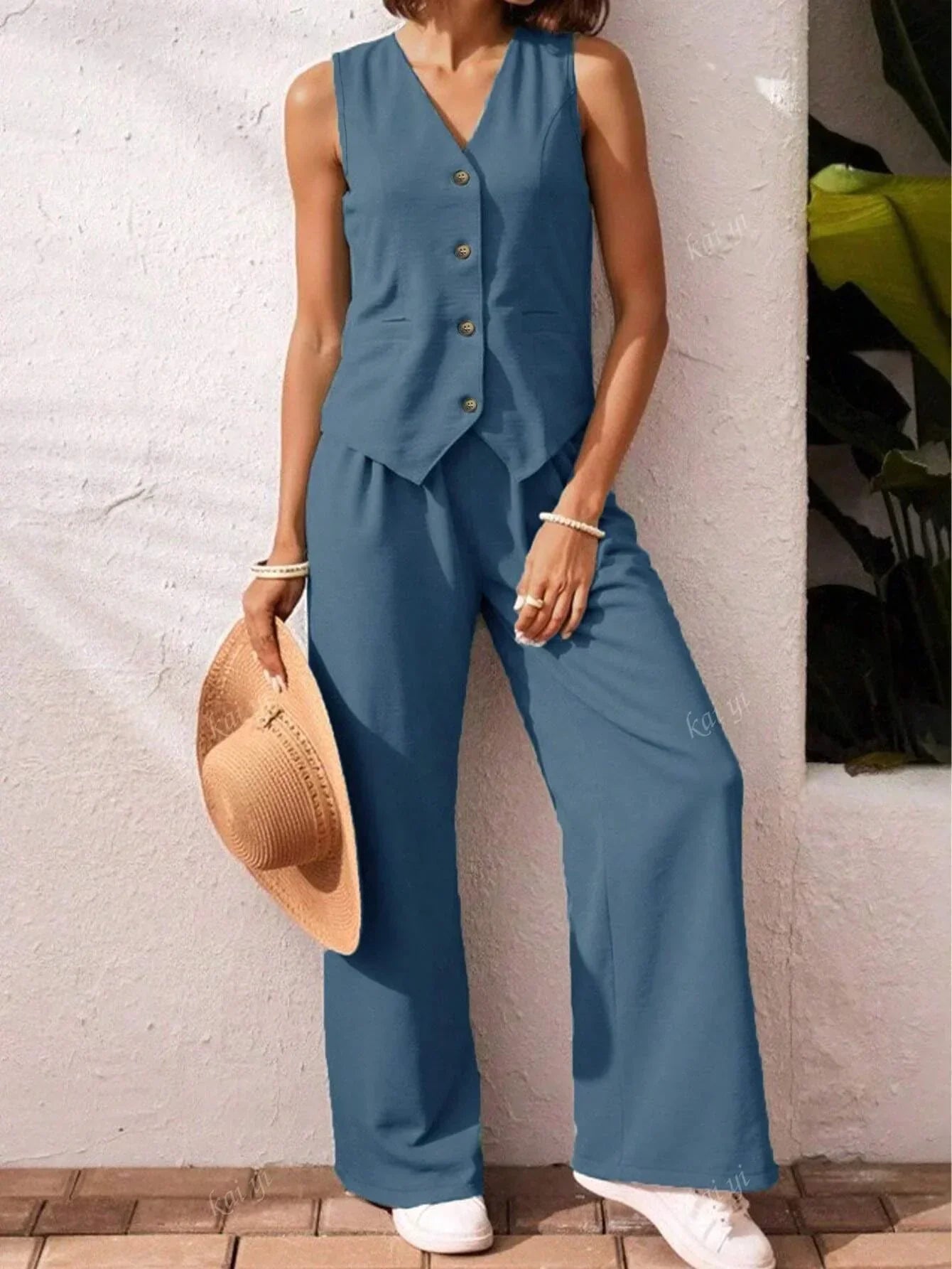 Sofía | Conjunto de chaleco y pantalón