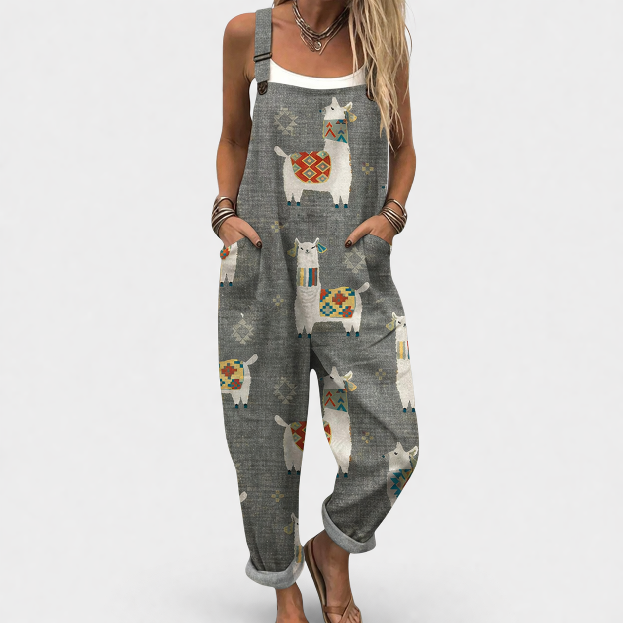 Salopette estampada cómoda