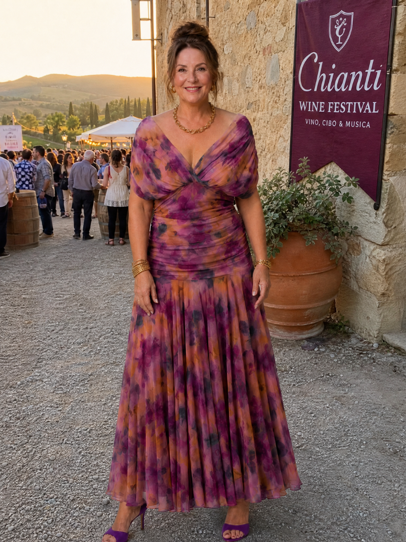 Calen | Vestido Midi Sin Hombros