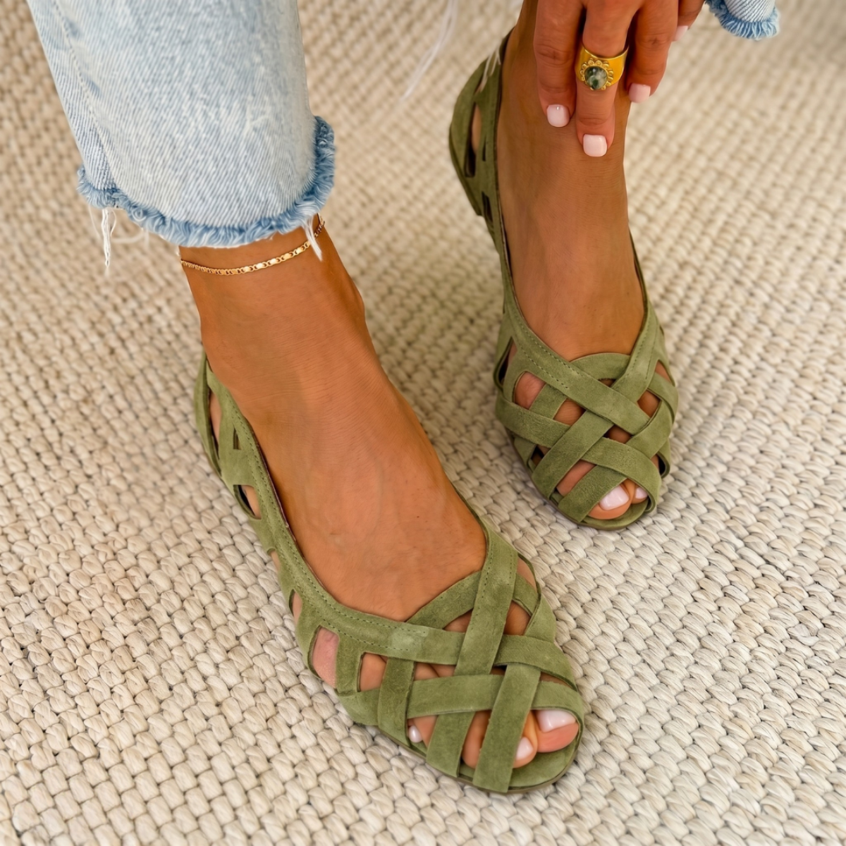 Chantal | Sandalias de confort ligeras y acolchadas