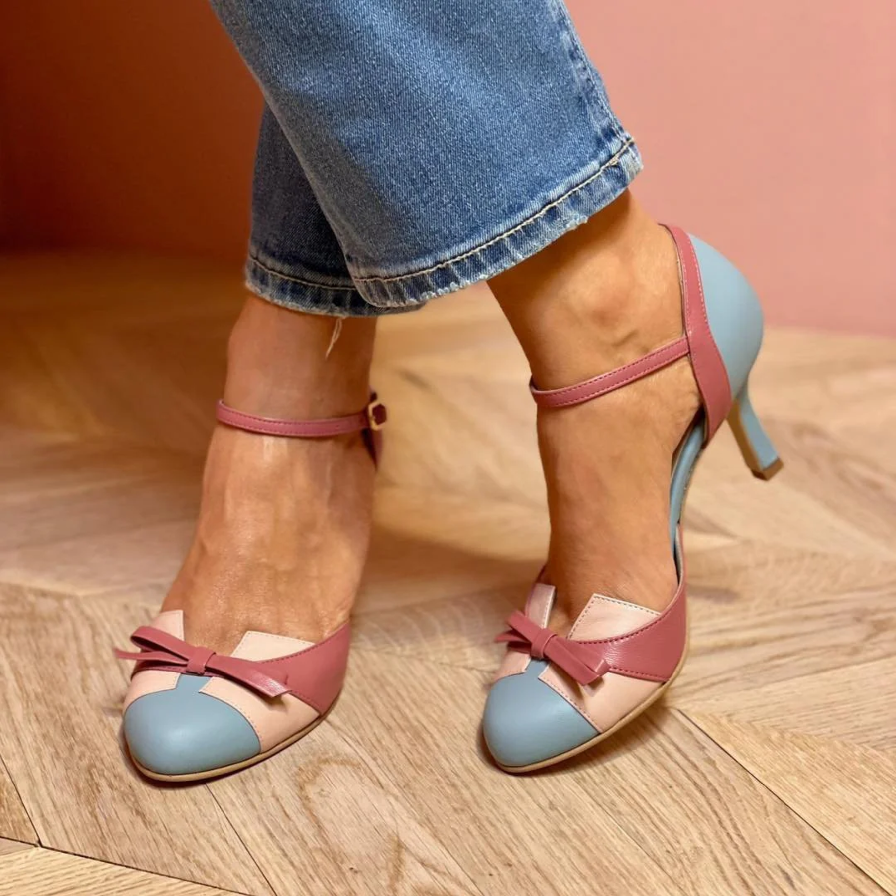 Rosie | Sandalias vintage con lazo — Estilo y comodidad todo el día