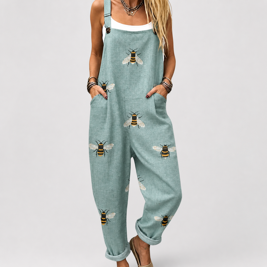 Salopette estampada confortable