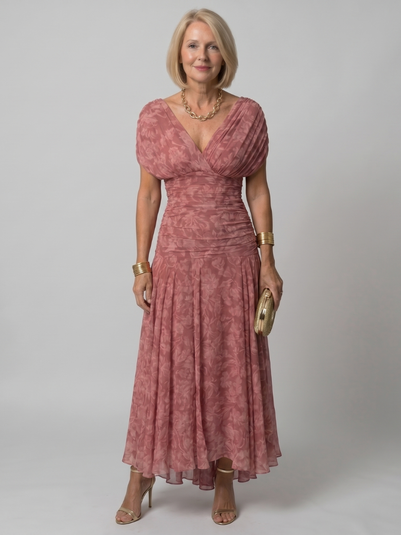 Calen | Vestido Midi Sin Hombros