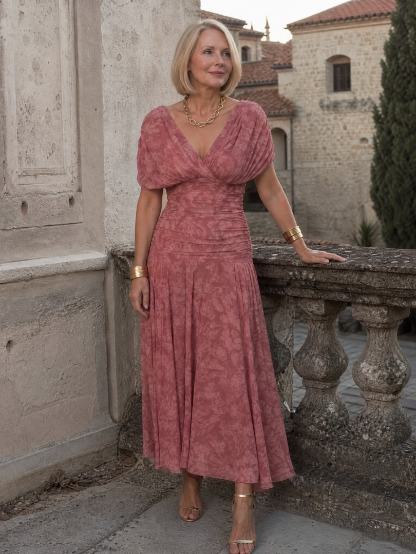Calen | Vestido Midi Sin Hombros