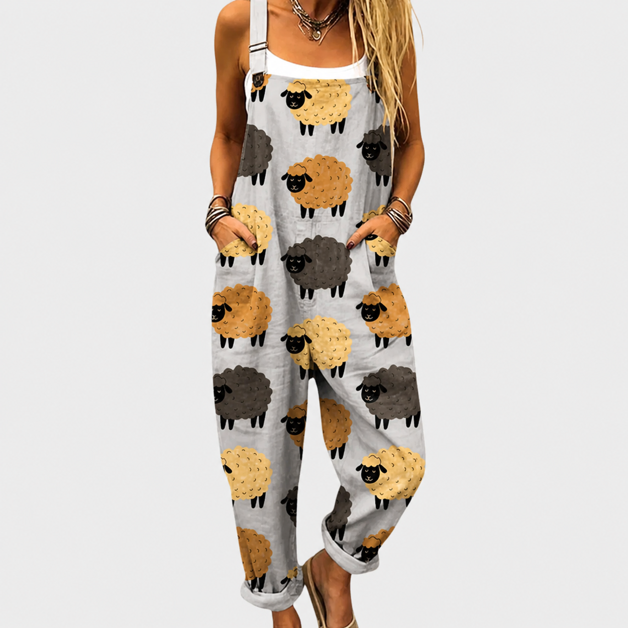 Salopette estampada cómoda