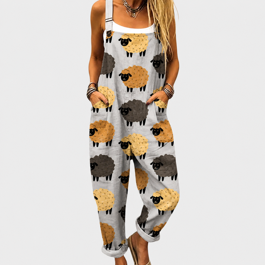 Salopette estampada cómoda