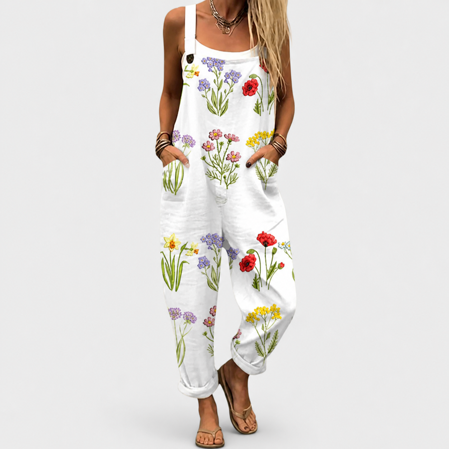 Salopette estampada cómoda