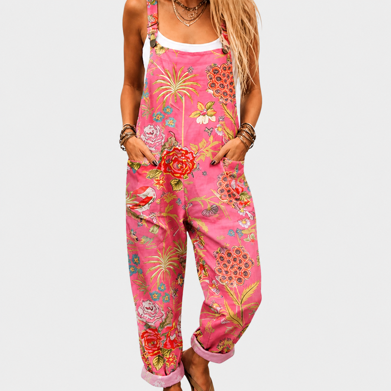 Salopette estampada cómoda