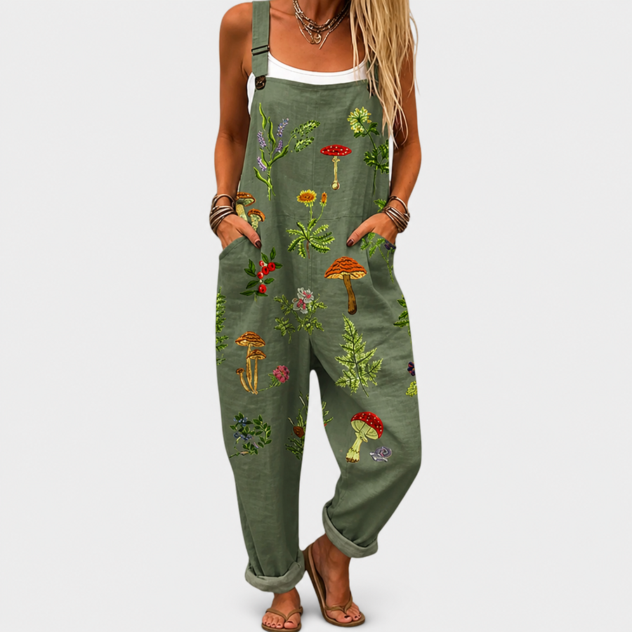 Salopette estampada cómoda