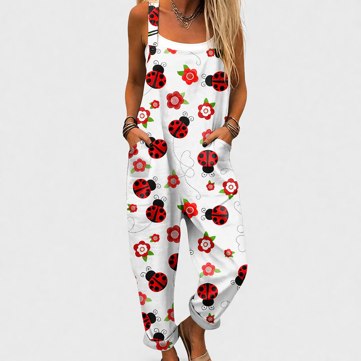 Salopette estampada cómoda