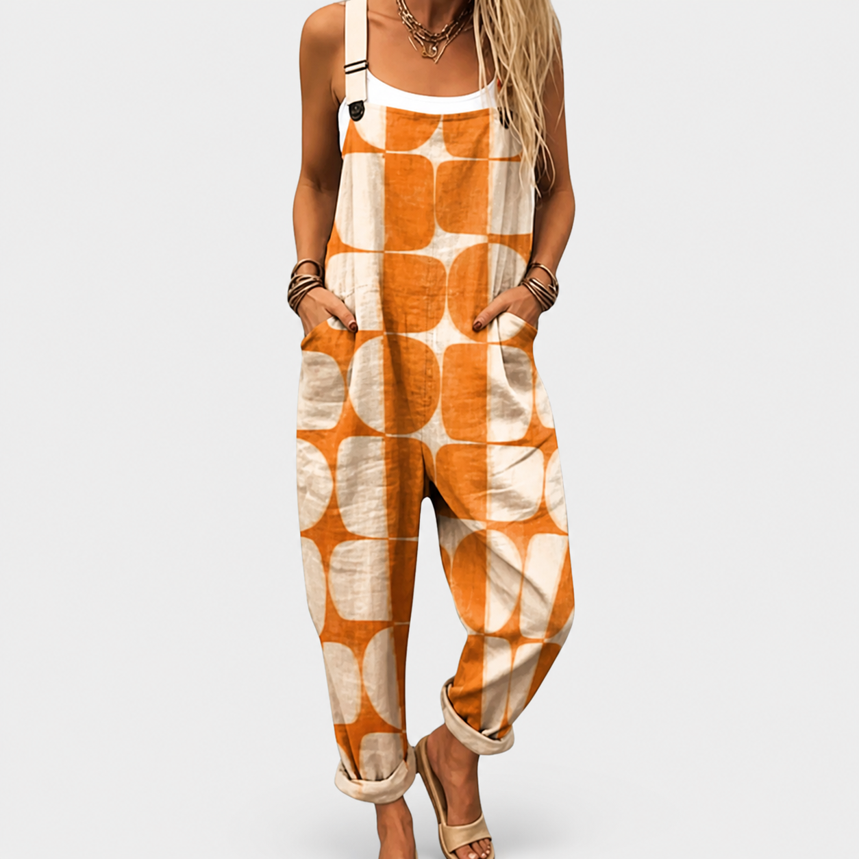 Salopette estampada cómoda