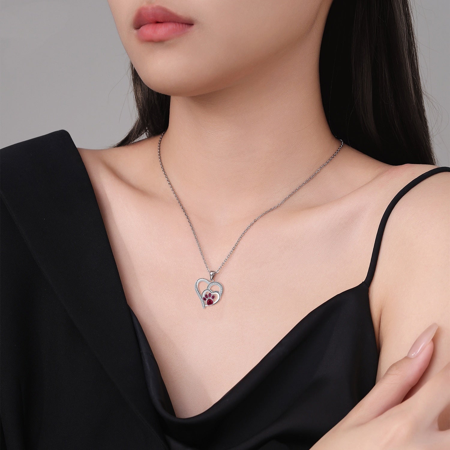Collar de Huella de Patita Bonita