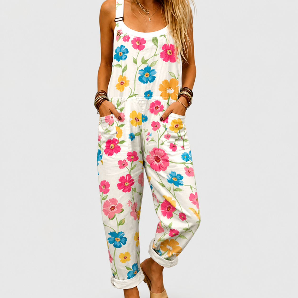 Salopette estampada cómoda