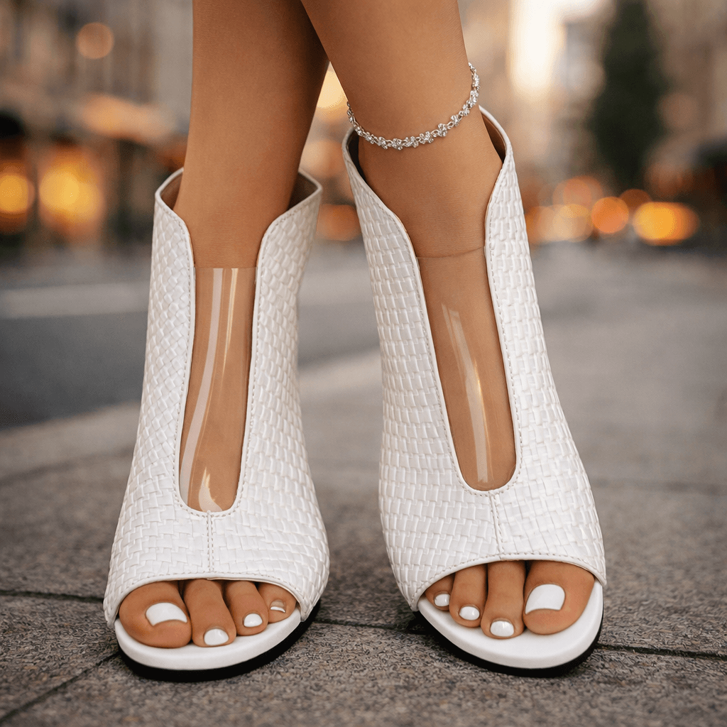 Cleo | Sandalias de tacón escultórico