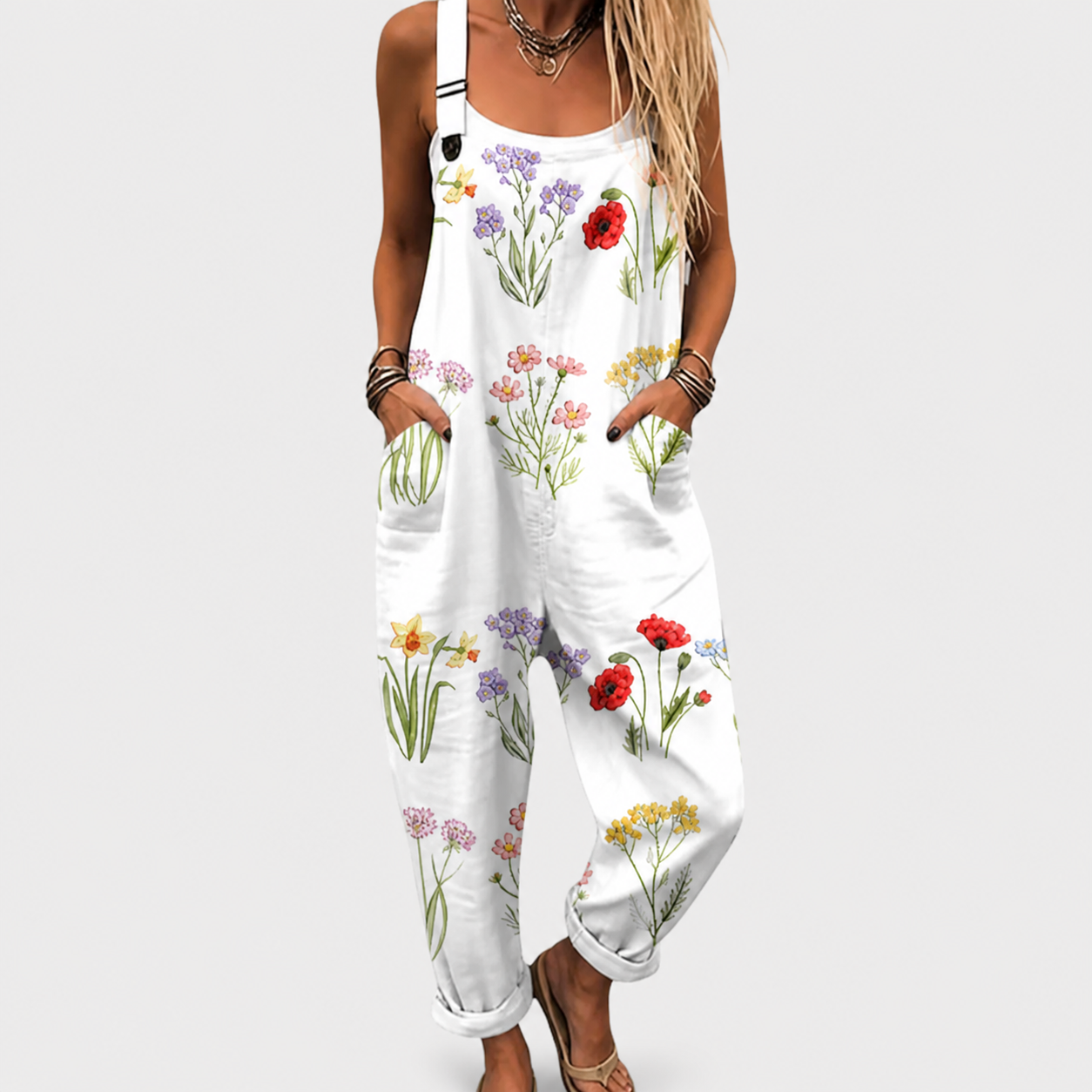 Salopette estampada cómoda