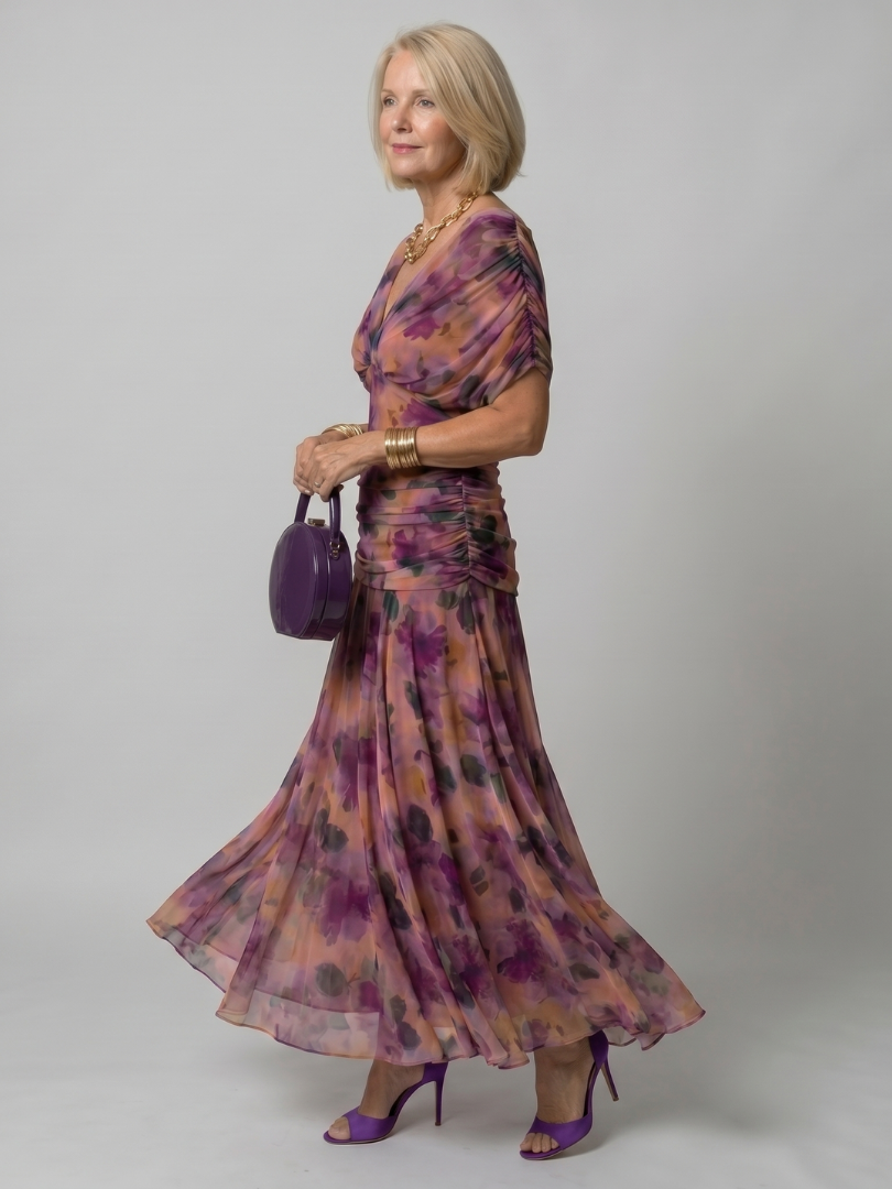 Calen | Vestido Midi Sin Hombros