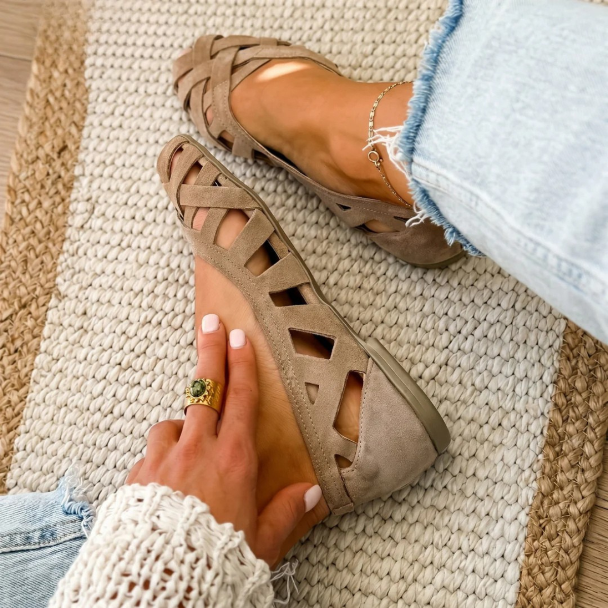 Chantal | Sandalias de confort ligeras y acolchadas