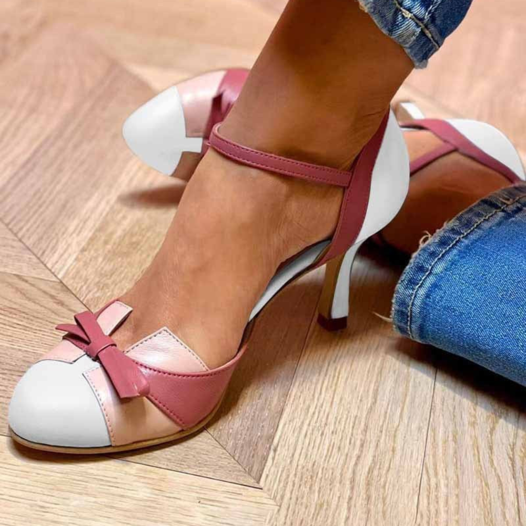 Rosie | Sandalias vintage con lazo — Estilo y comodidad todo el día