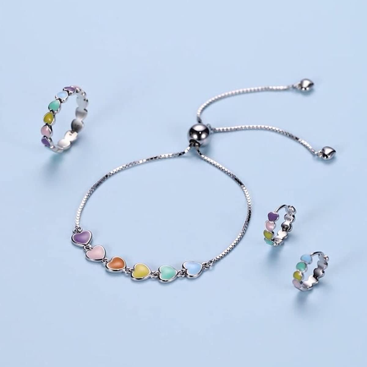Pulsera de Huella de Patas de Plata de Ley – Ajuste Ajustable