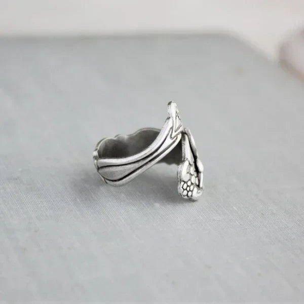 Anillo de Flor Colibrí