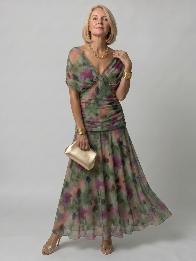 Calen | Vestido Midi Sin Hombros