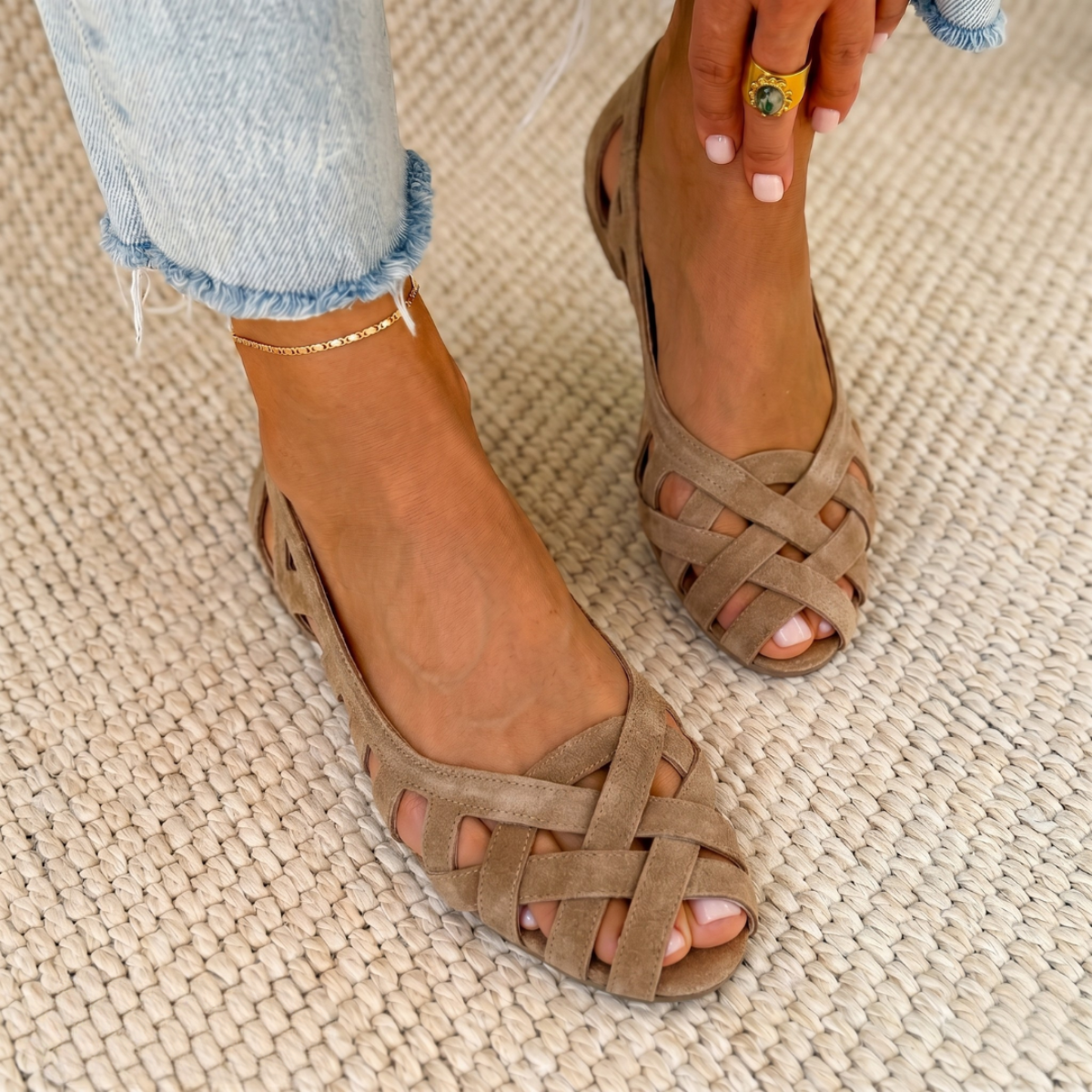 Chantal | Sandalias de confort ligeras y acolchadas