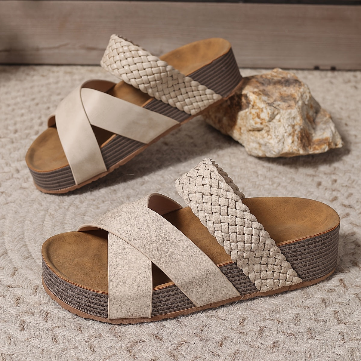 Clara | Sandalias de cuero con pisada estable