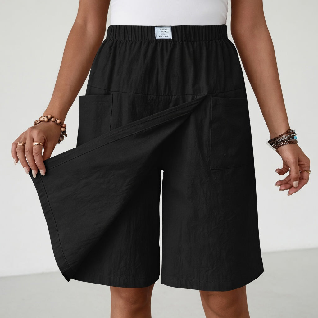 Valeria | Falda deportiva cruzada con bolsillos
