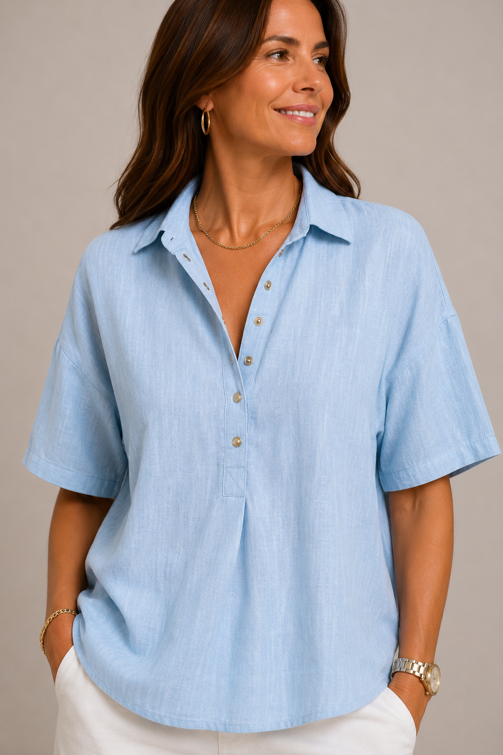 Clara | Blusa con cuello