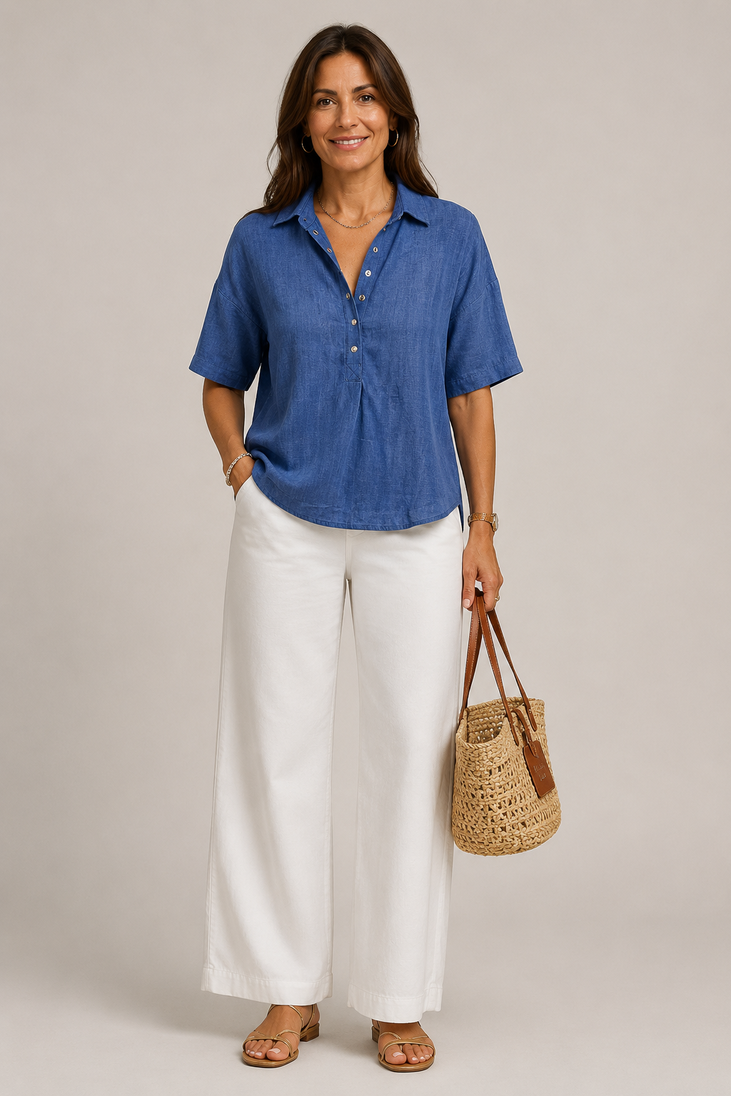 Clara | Blusa con cuello