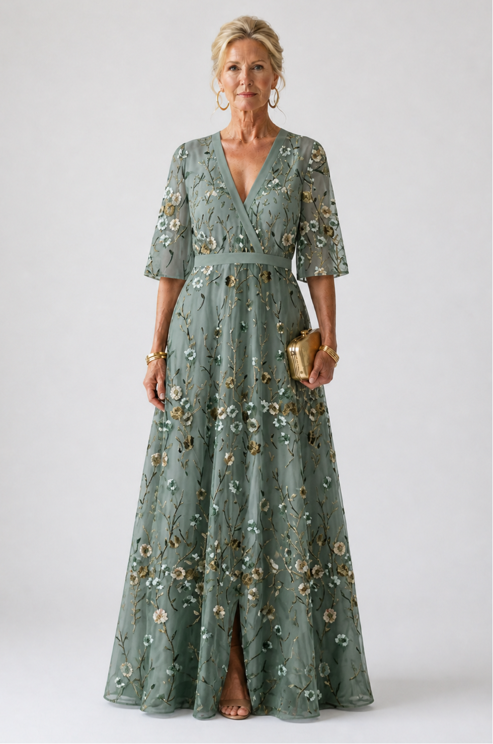 Stella | Vestido maxi floral