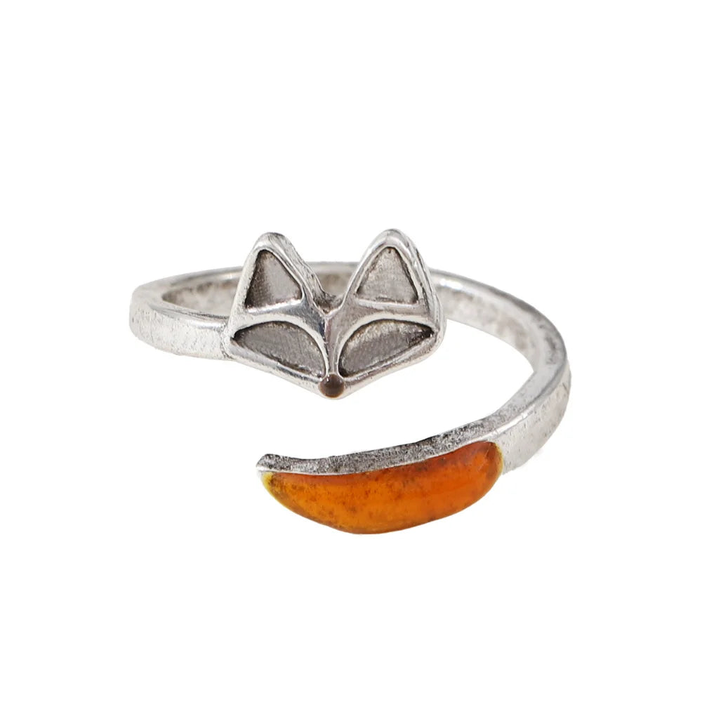 Anillo Vintage de Espíritu Zorro