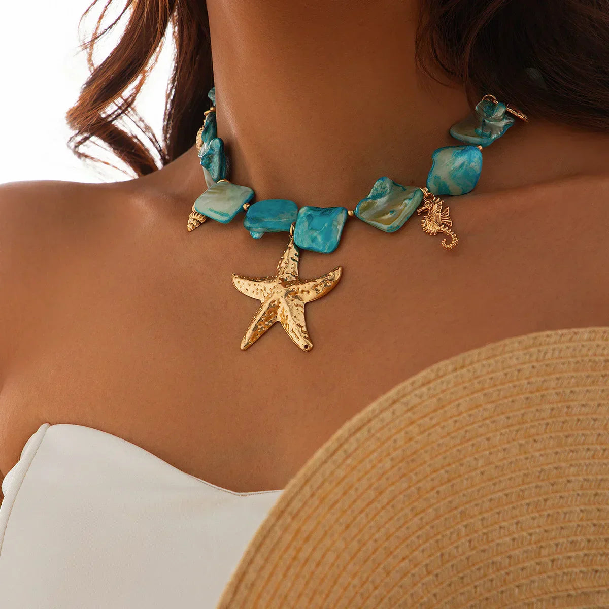 Collar Azul Sueños del Océano