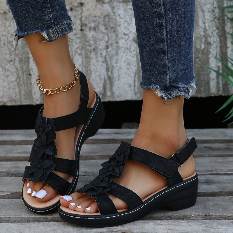 Burdeos | Sandalias ergonómicas con suela acolchada