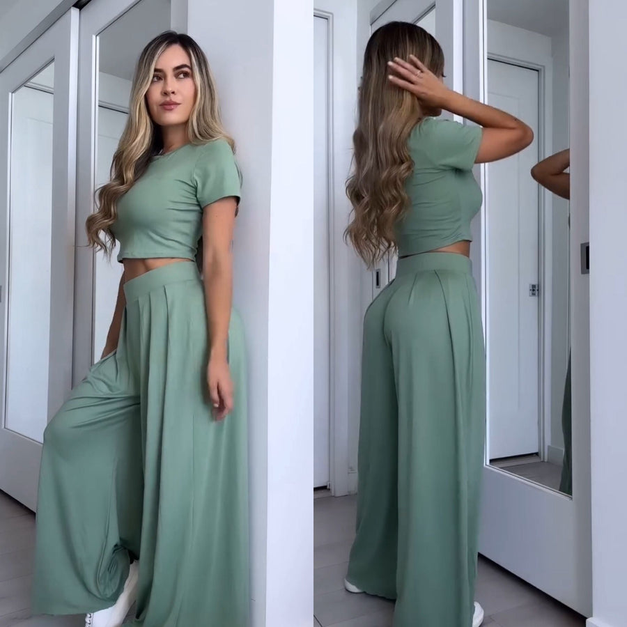 Serena | Conjunto de dos piezas - Tejido ligero y transpirable