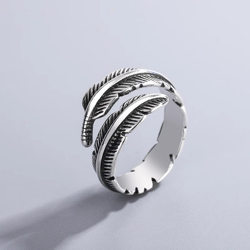 Pluma De Un Ángel - Anillo Conmemorativo Ajustable