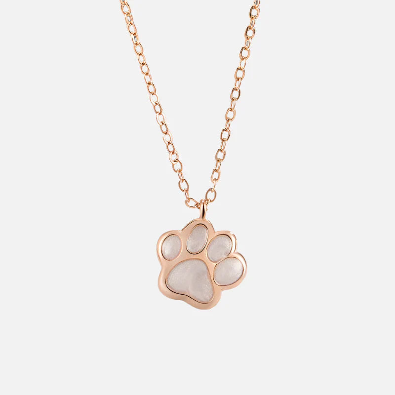 Collar con Encanto de Huella