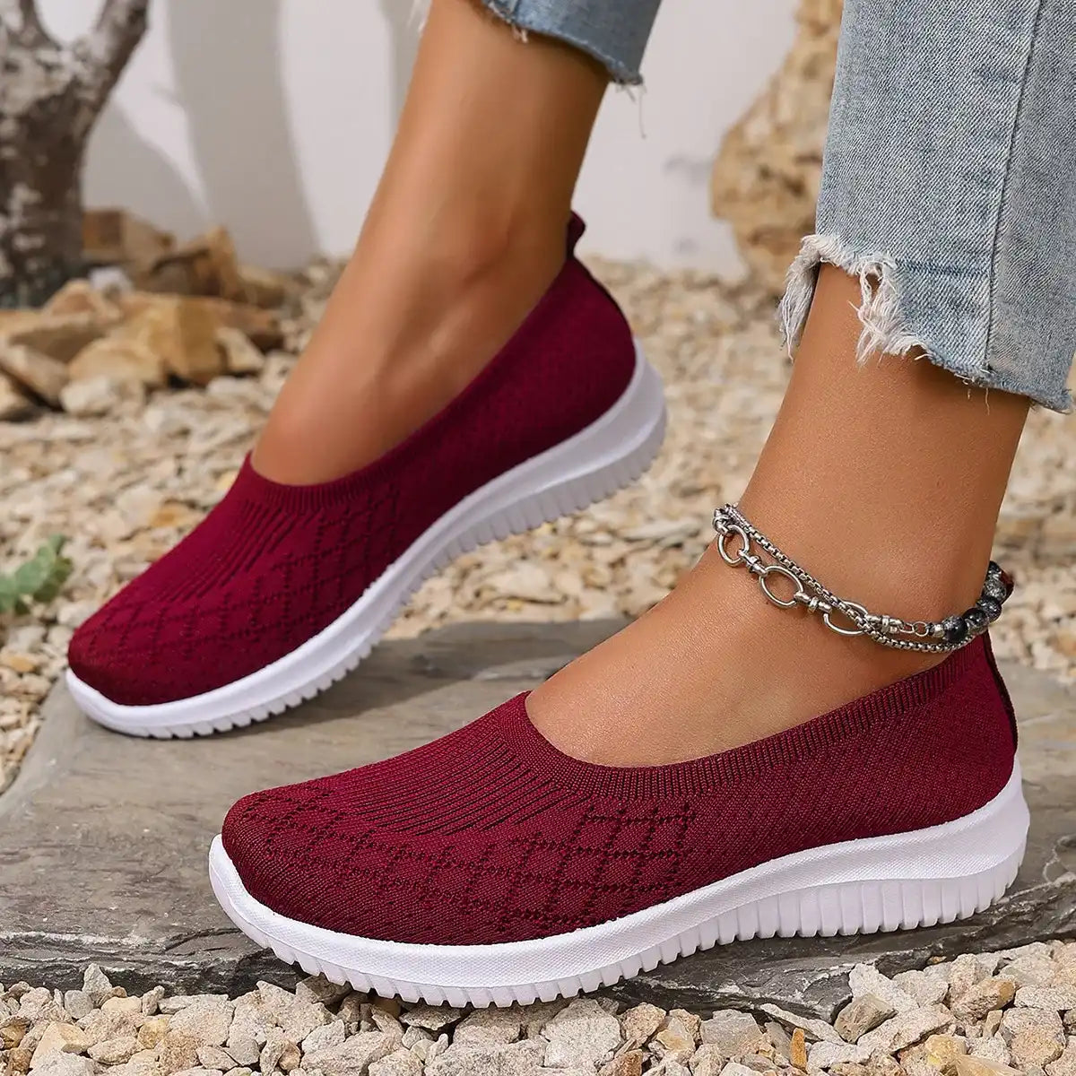 Sandra | Zapatillas Antideslizantes Transpirables