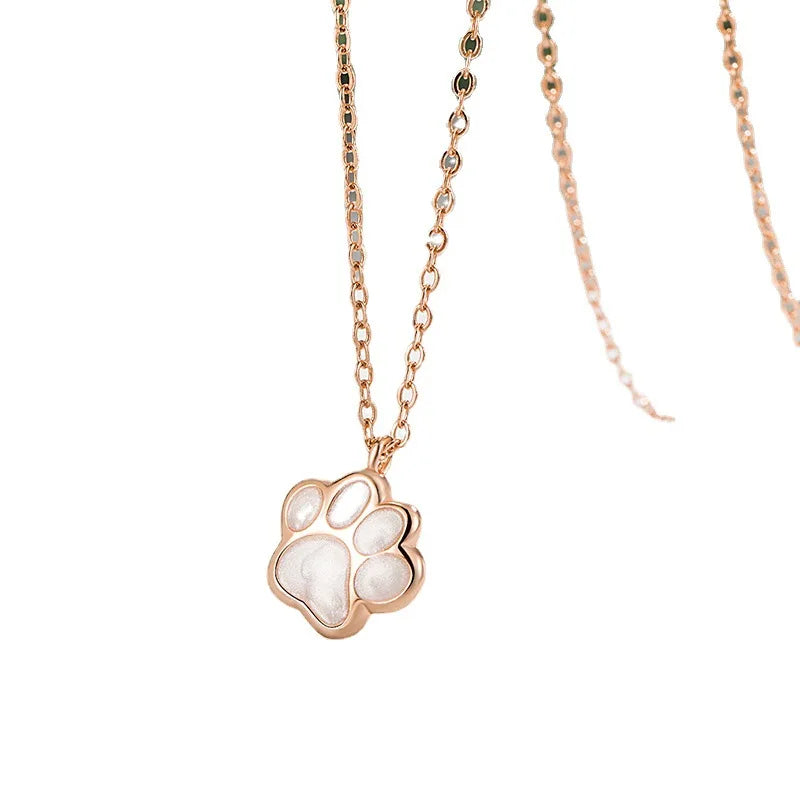 Collar con Encanto de Huella