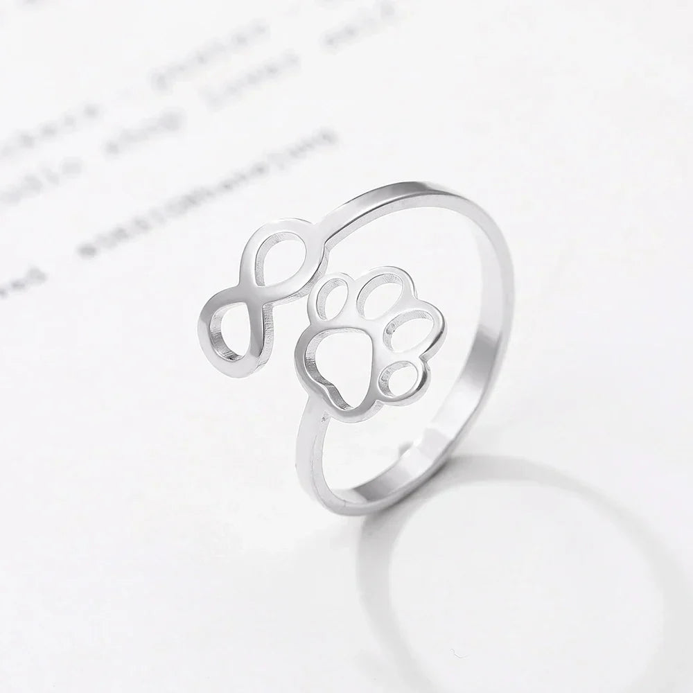 Anillo de Patas Infinito Ajustable – Acero Inoxidable