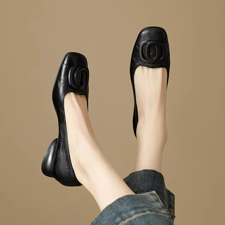 Sophia | Elegantes zapatos planos de cuero