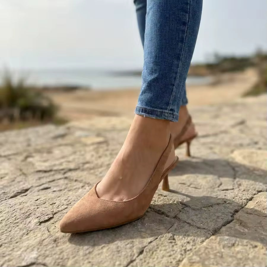 Bella | Slingback de tacón elegante