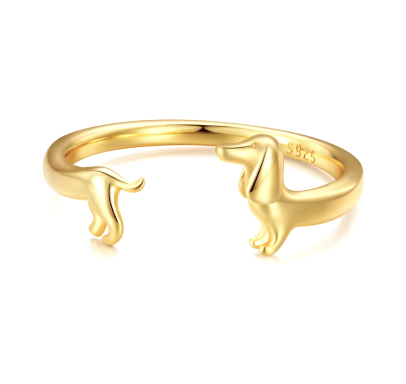 Anillo Envolvente de Dachshund - Por el Amor de Tu Perrito