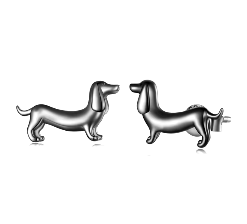 Amor por los Dachshunds - Un Recuerdo Eterno en Metal Precioso