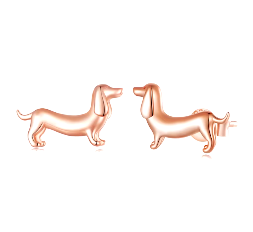 Amor por los Dachshunds - Un Recuerdo Eterno en Metal Precioso