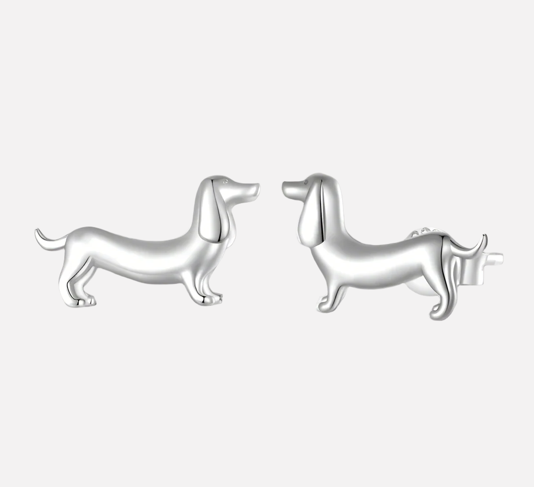 Amor por los Dachshunds - Un Recuerdo Eterno en Metal Precioso