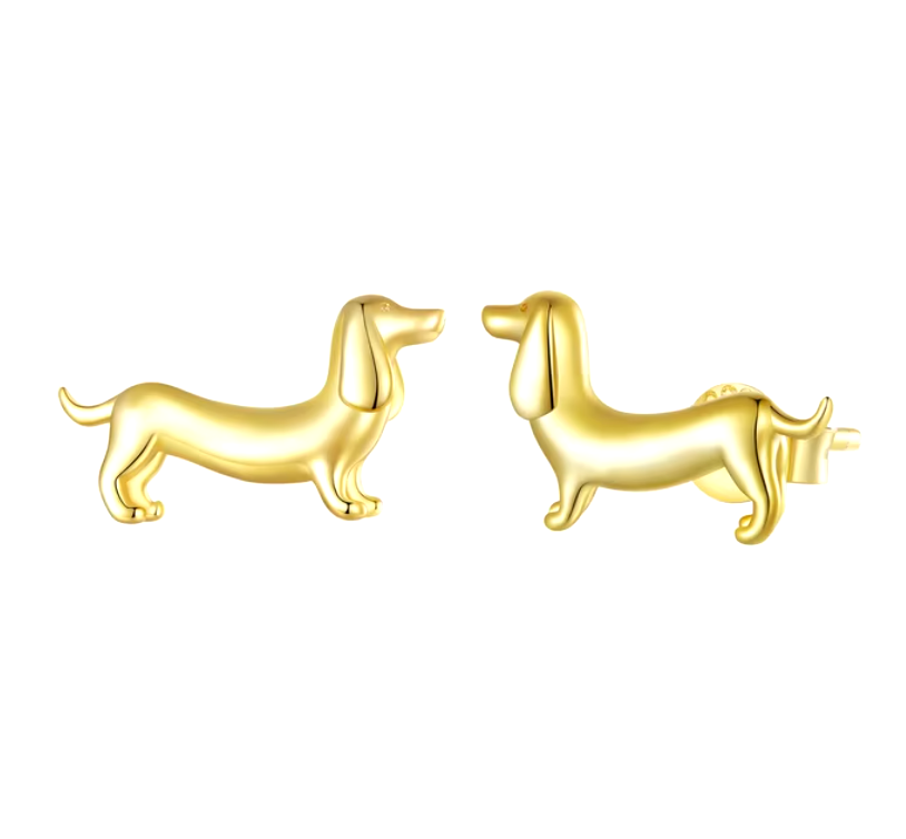 Amor por los Dachshunds - Un Recuerdo Eterno en Metal Precioso